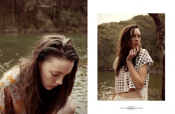 (L) shirt Therese Rawsthorne. (R) all Alice McCall