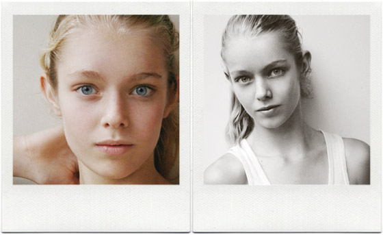 Evelien photographed by Yorick Nube / images courtesy Micha Models