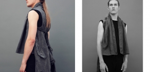 Fade All (3) Left & Right: vest Julius via Sprmrkt, t-shirt Rick Owens via Sprmrkt.