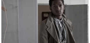 Briane: shirt Shipley & Halmos - sweater Buckler - trenchcoat Eubiq - chain neclaces Laruicci