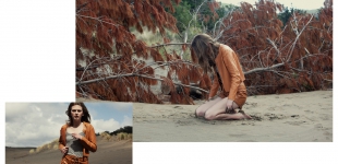 (5) Rhianon wears leather shorts & jacket Lonely Hearts - vest Kate Sylvester